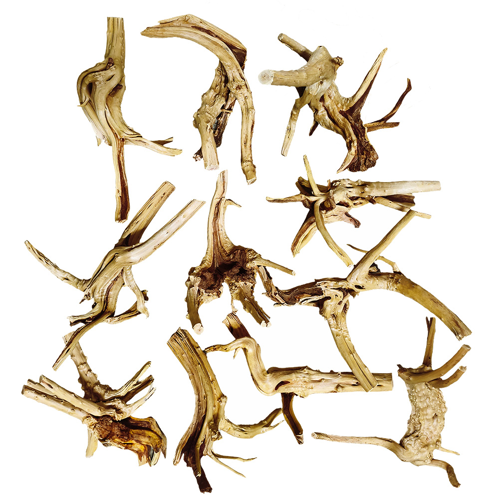 Korzeń Red Moor Wood Naturalna Ozdoba Dekoracja do Akwarium M 20-30cm